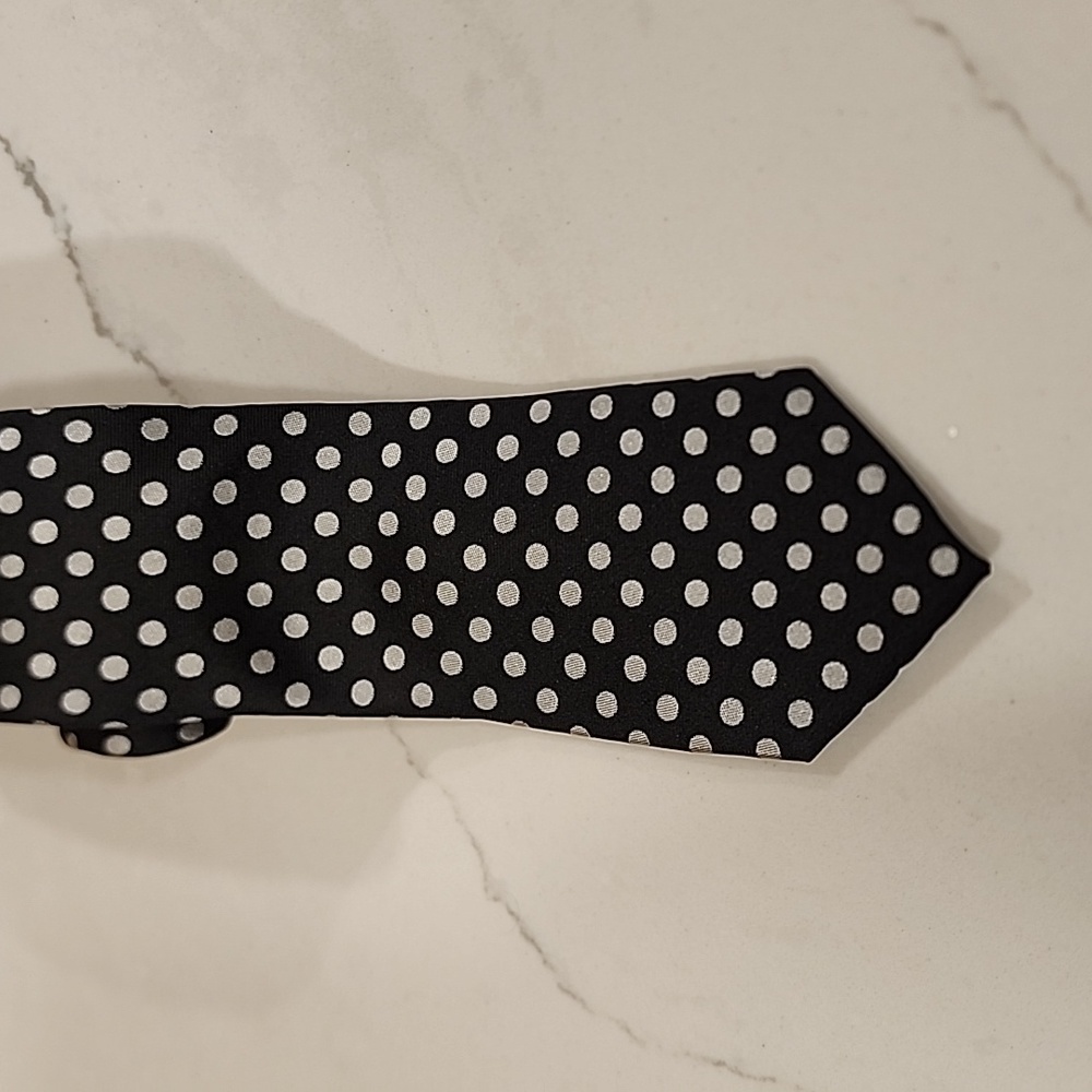 Isaac mizrahi polkadot tie